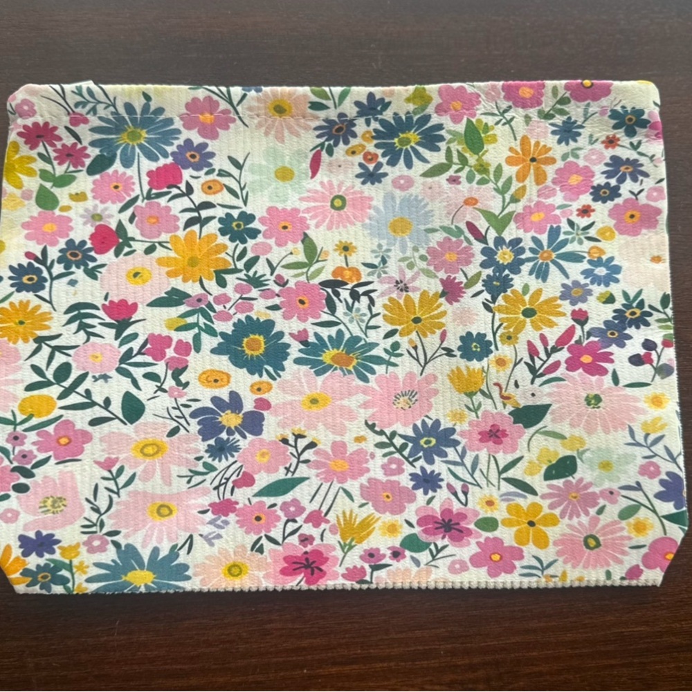 Floral Patterned Fabric Square
